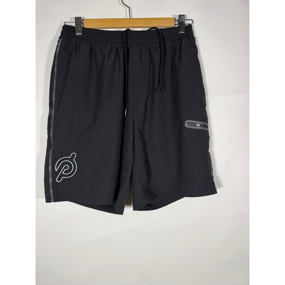 Peloton Other - Peloton Mens Athletic Training Shorts Black Lined Size M Zipper Pockets